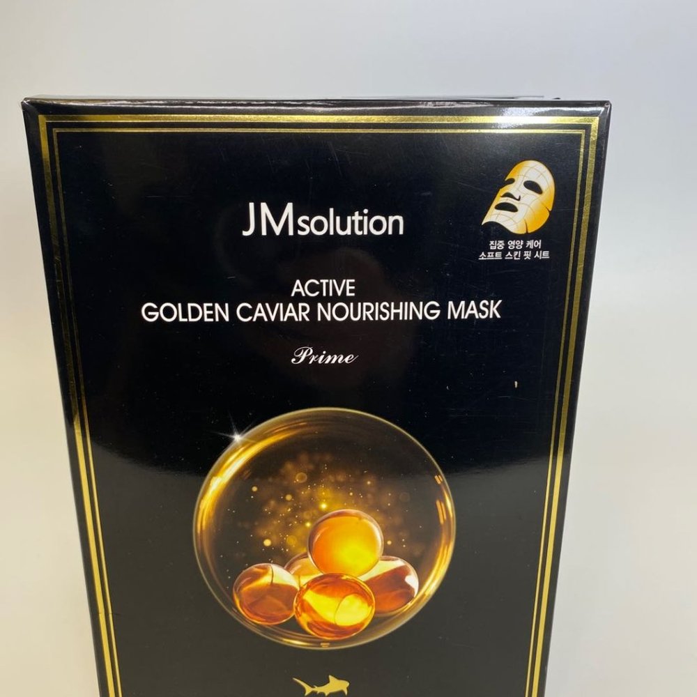 [JM SOLUTION] ACTIVE GOLDEN CAVIAR NOURISHING MASK
